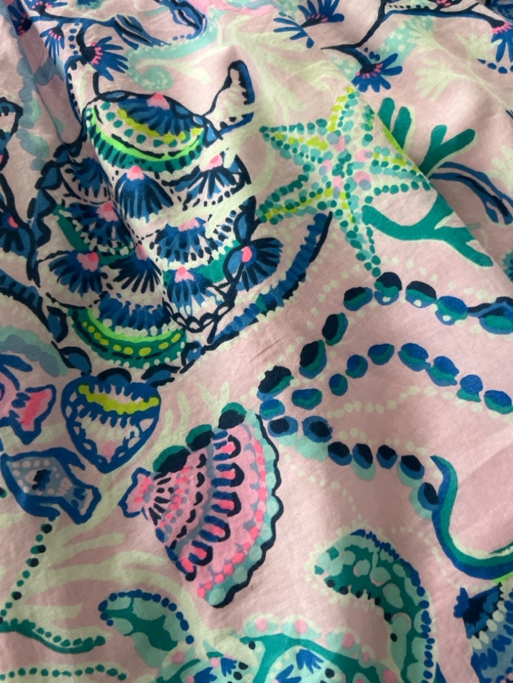 Lilly Pulitzer Pink Label Multicolor Seashell Cover-Up